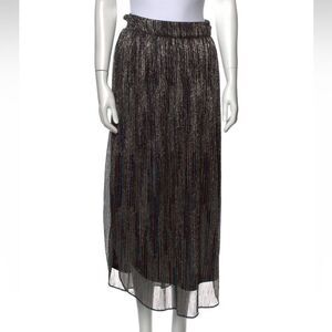 Ramy Brook long sparkle maxi skirt in black